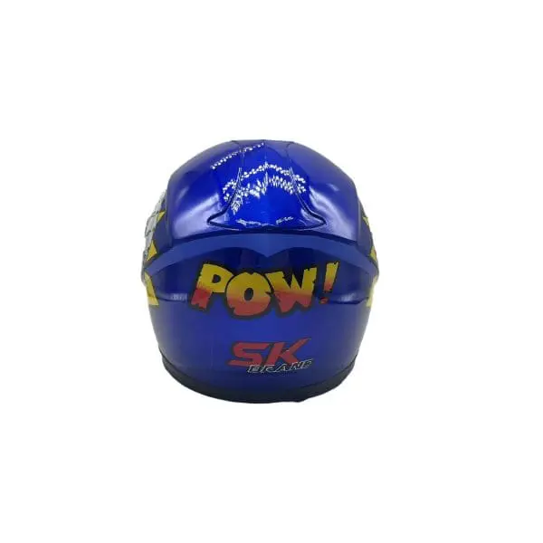 Go-karts Quads & Bikes Kids Closed Face Helmet - POW - Blue