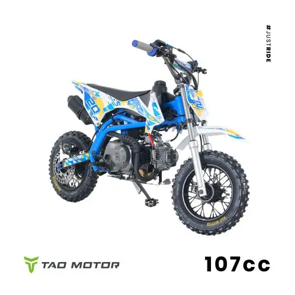 Go-karts Quads & Bikes Tao Motors 107cc DB20 Dirt Bike (Kids 5-9) Blue