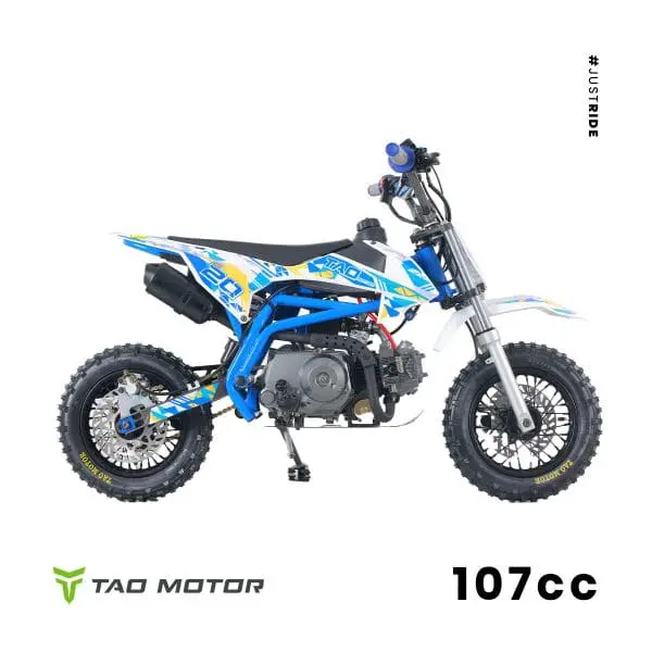 Go-karts Quads & Bikes Tao Motors 107cc DB20 Dirt Bike (Kids 5-9) Blue