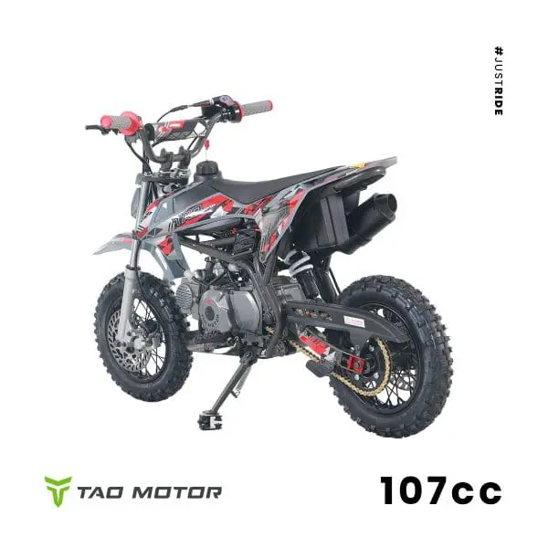 Go-karts Quads & Bikes Tao Motors 107cc DB20 Dirt Bike (Kids 5-9) Red