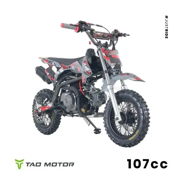 Go-karts Quads & Bikes Tao Motors 107cc DB20 Dirt Bike (Kids 5-9) Red