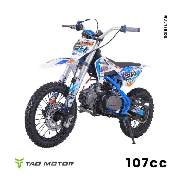 Go-karts Quads & Bikes Tao Motors 107cc DB24 Dirt Bike (Kids 7-12) Blue