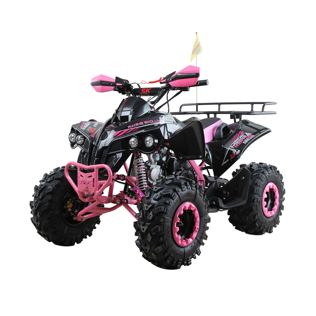 125cc Limited Edition Pink Quad Bike with Rear Rack ...