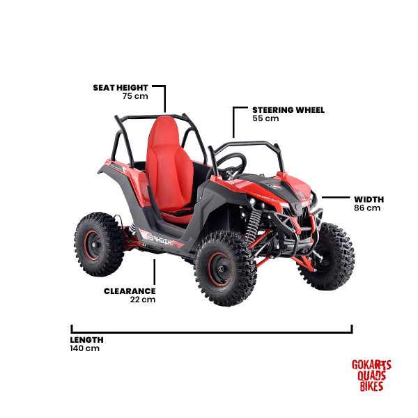 electric offroad buggy dimensions