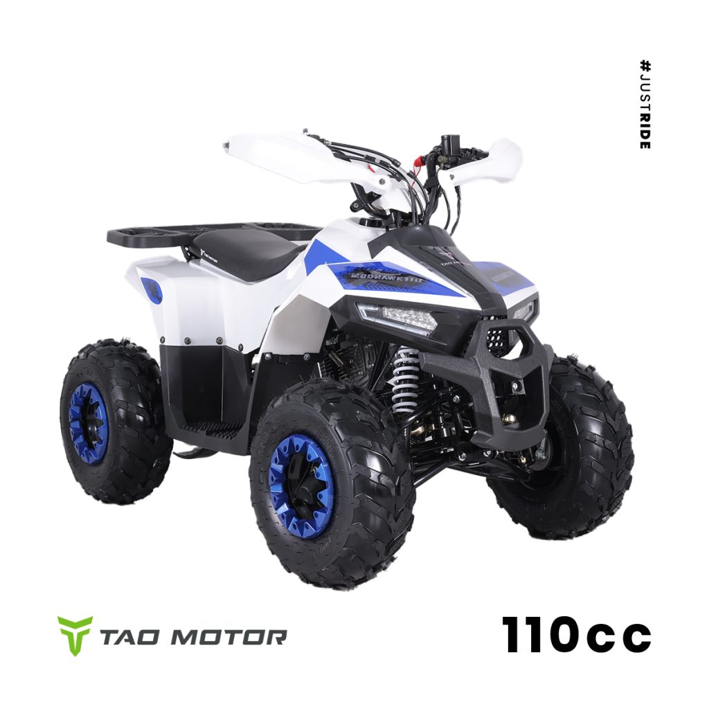 Tao Motors 110cc Mudhawk Offroad Quad Blue GoKarts Quads Bikes