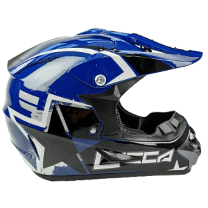 Go-karts Quads & Bikes Kids Motorcross Helmet Lucca - Blue