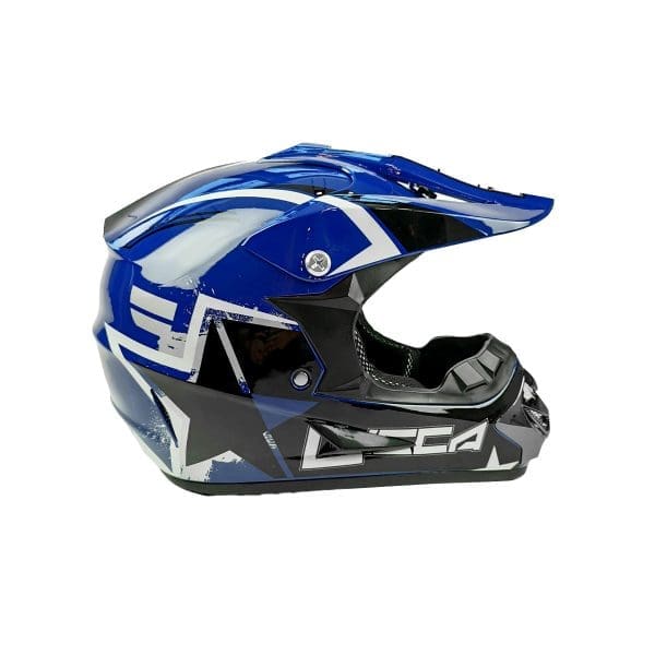 Go-karts Quads & Bikes Kids Motorcross Helmet - Lucca Blue