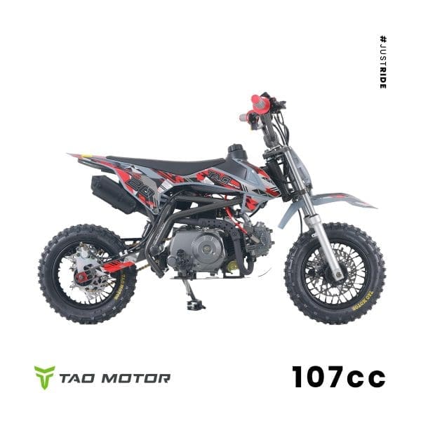 Go-karts Quads & Bikes Tao Motors 107cc DB20 Dirt Bike (Kids 5-9) Red