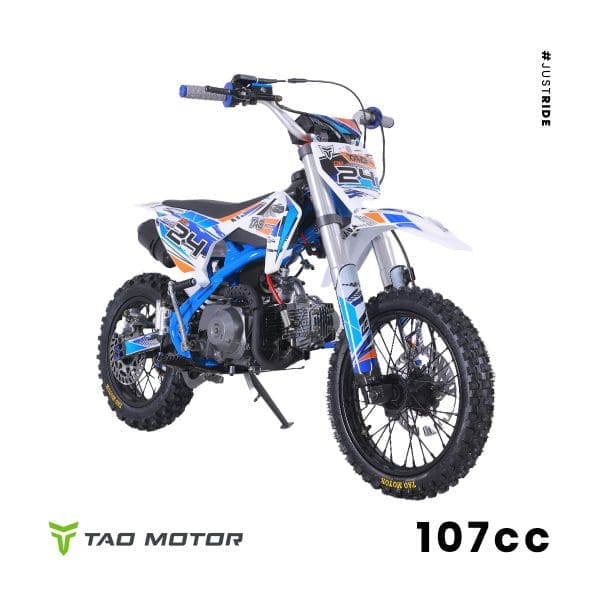 Go-karts Quads & Bikes Tao Motors 107cc DB24 Dirt Bike (Kids 7-12) Blue