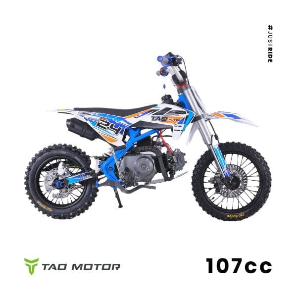 Go-karts Quads & Bikes Tao Motors 107cc DB24 Dirt Bike (Kids 7-12) Blue