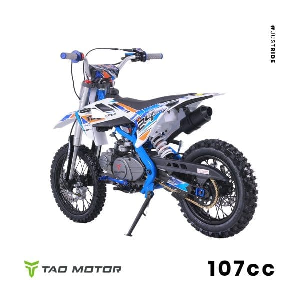 Go-karts Quads & Bikes Tao Motors 107cc DB24 Dirt Bike (Kids 7-12) Blue