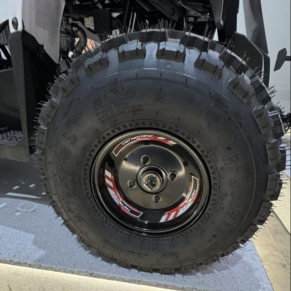 Close-up of Go-karts Quads & Bikes, quad bike tire