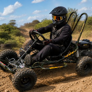 Gokart 200cc Falcon 4 Stroke Petrol Go-Kart with Torque converter