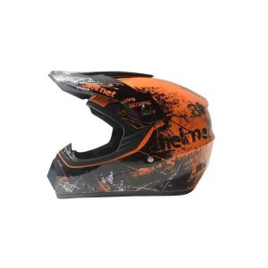 Kids MX Motorcross Helmet – Orange